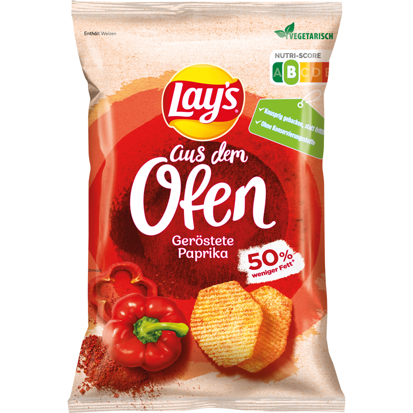 Lay's aus dem Ofen Geröstete Paprika